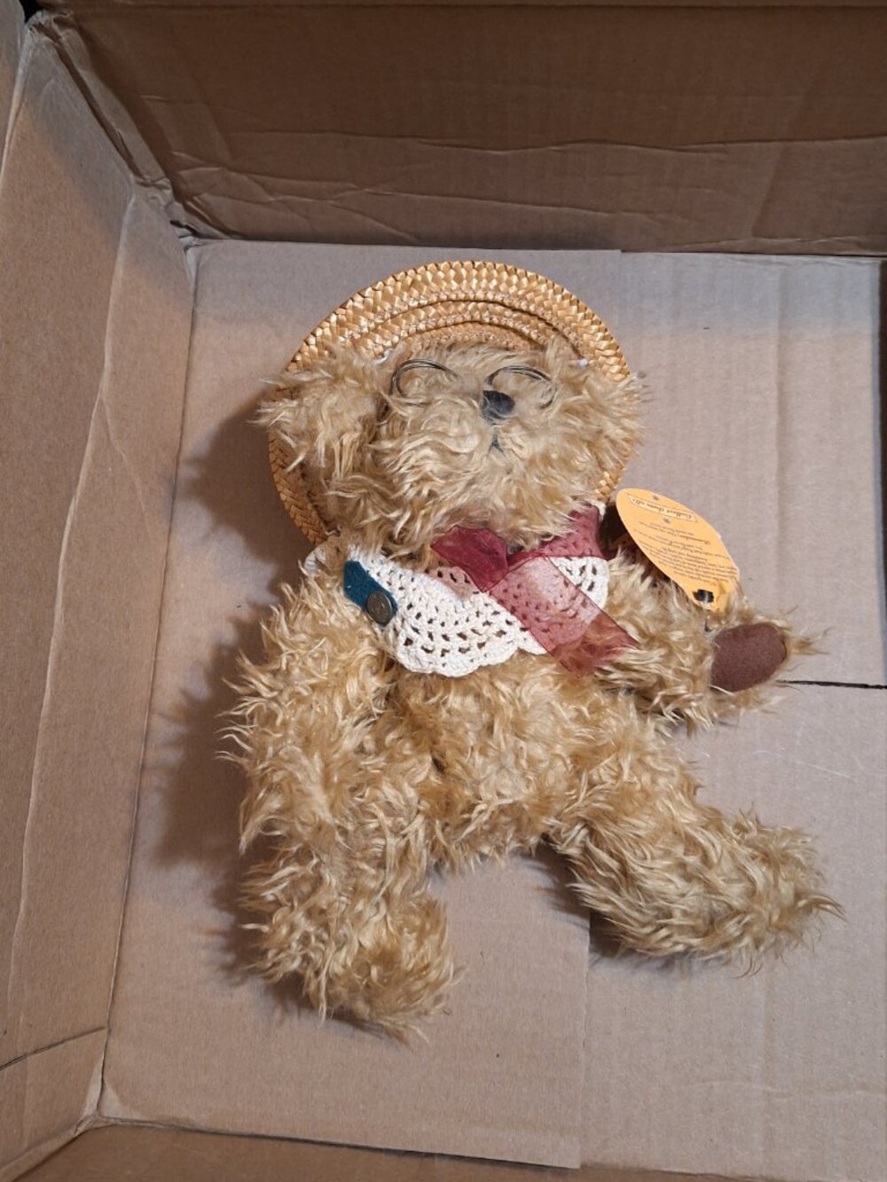 Rosie Brass Button Collectibles bear